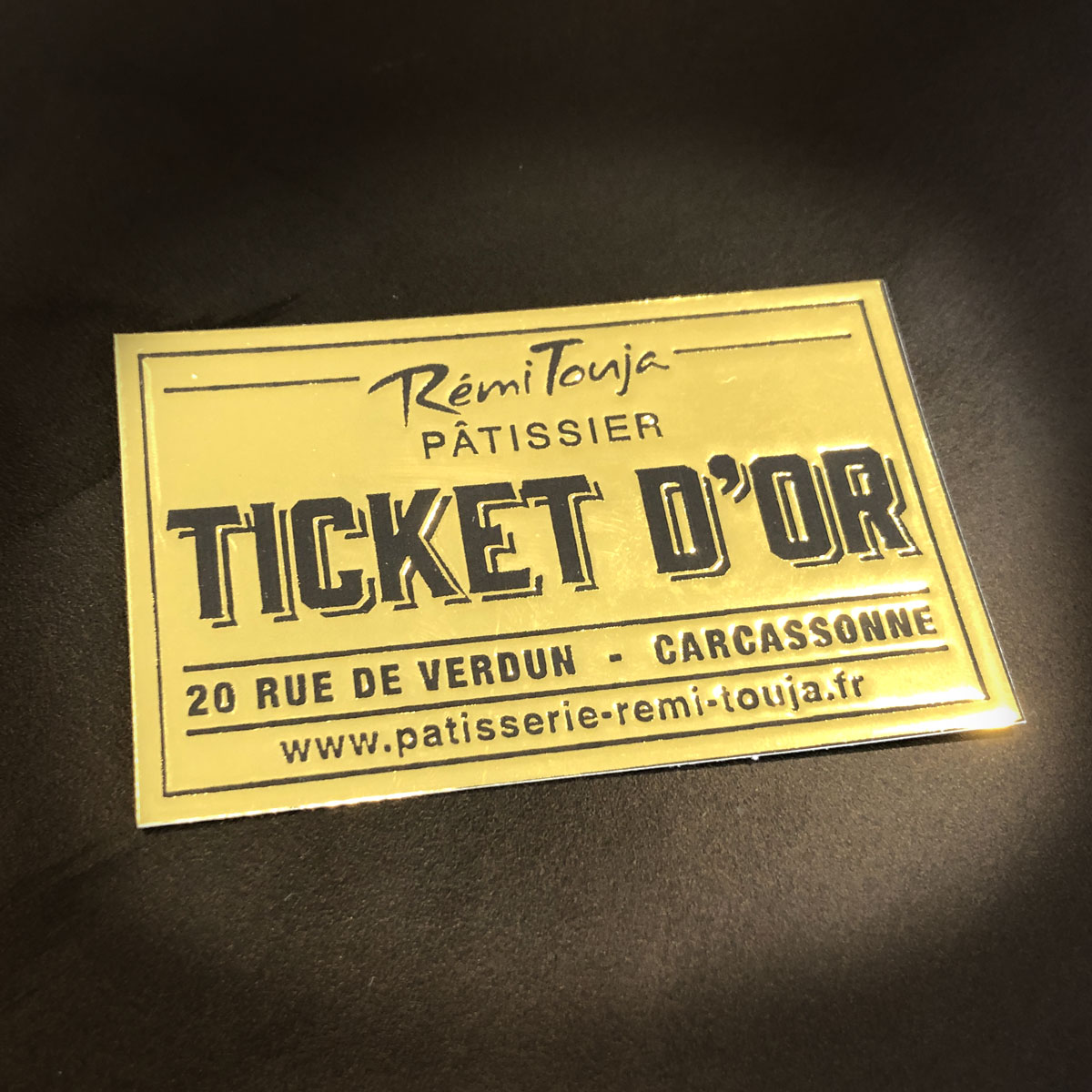 Jeux Le Ticket d'or 2023 - Patisserie Remi Touja à Carcassonne